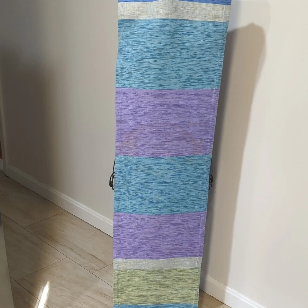 Crate&Barrel Blue and Green Runner